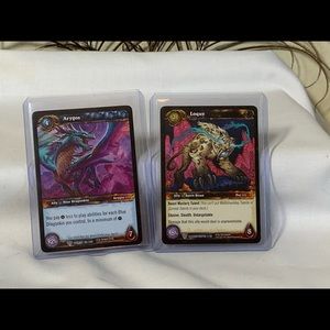 WoW tcg 2 Rare cards
